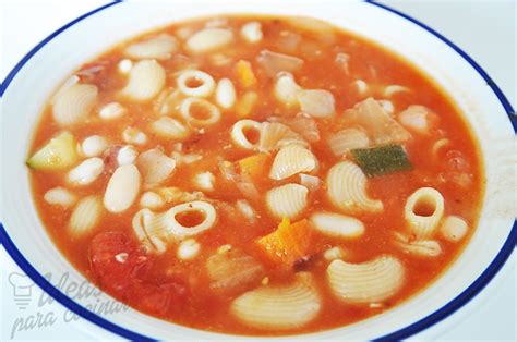 Sopa Minestrone Receta Tradicional F Cil Ideasparacocinar