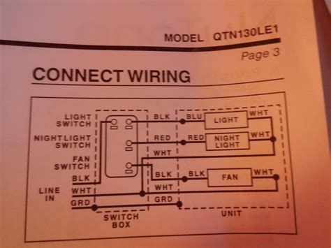 Exhaust Fan And Light Wiring Diagram