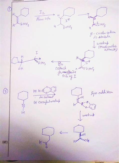 [solved] Show The Product Of Reaction Course Hero