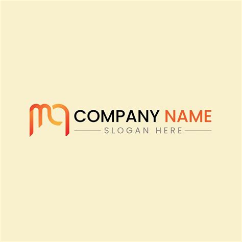 Initial Mq Letter Logo Design Template Vector Art At Vecteezy