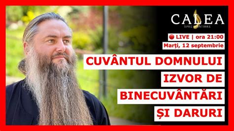 LIVE 629 CUVÂNTUL DOMNULUI IZVOR DE BINECUVÂNTĂRI ȘI DARURI Pr