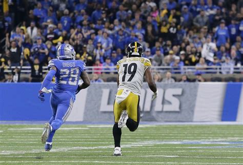 Steelers Juju Smith Schuster Hold Off Detroit Lions 20 15