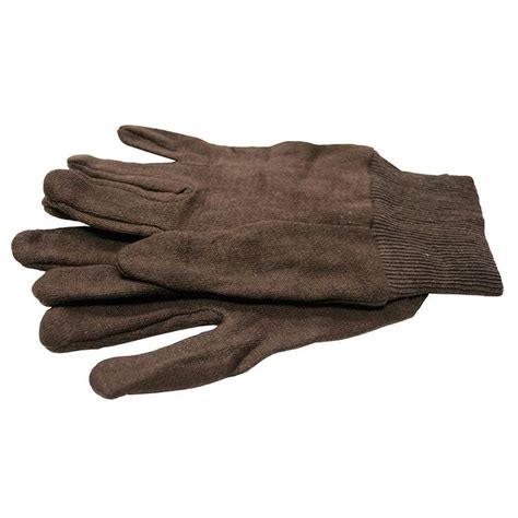 Brown Cotton Jersey Work Gloves 12 Pairs Rj Supply House