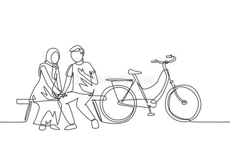 Cycling One Line Drawing Stock Illustrations 192 Cycling One Line