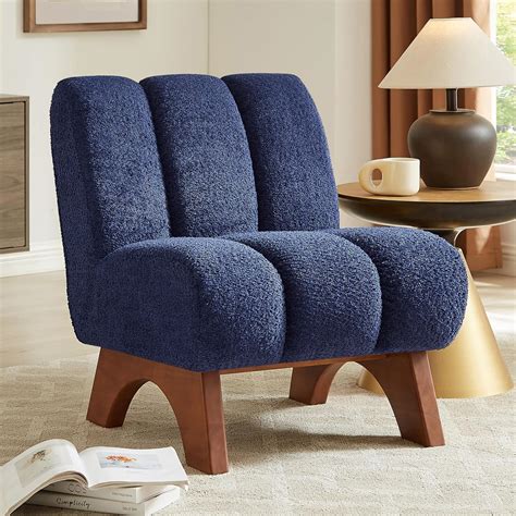 Amazon Art Leon Modern Accent Chair Sherpa Fabric Modular Single