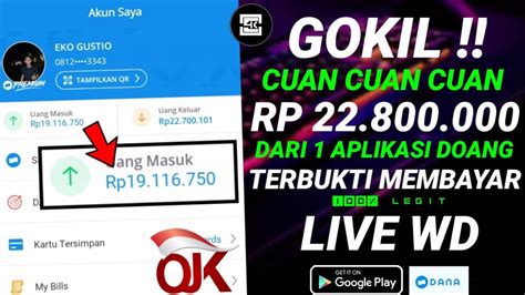 TERLEGIT CUAN RP 22 800 000 DARI APLIKASI INI APLIKASI PENGHASIL