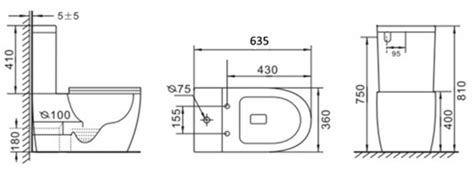 Back To Wall Toilet Inspire Cosenza Rimless Wall Faced Short