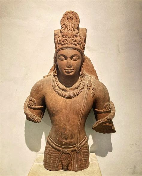 Vishnu Gupta Period Circa 5th Century CE Mathura Uttar Pradesh