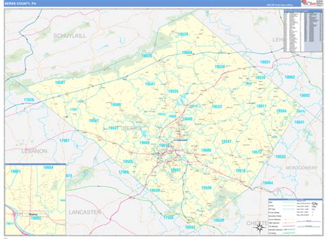 Berks County Map