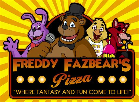 Freddy Fazbear's Pizza Logo by RetroUniverseArt on DeviantArt