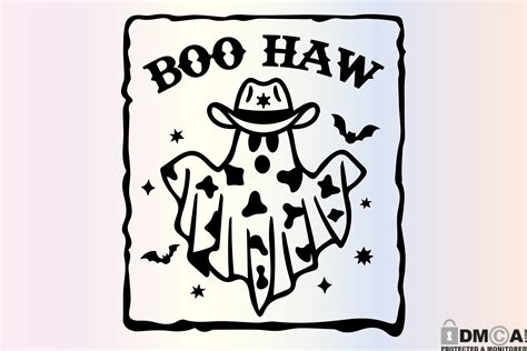 Boo Haw Svg Funny Ghost Halloween Png Gr Fico Por Rare Creative Fabrica