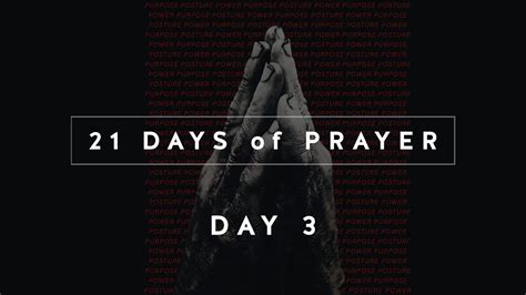 21 Days Of Prayer Day 3 YouTube