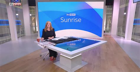 Sky News Updates Sunrise Design With Subtle Arcs Newscaststudio