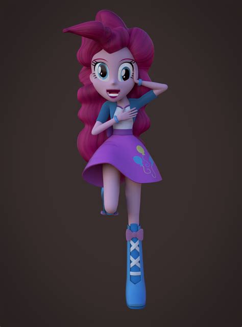 820430 Safe Artist 3d Thread Artist Creatorofpony Pinkie Pie