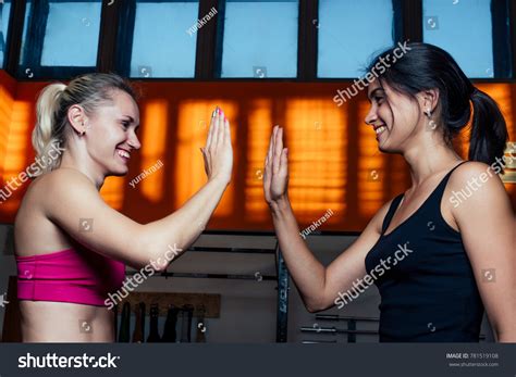 Sports Girls Gym Team Work After Stock Photo 781519108 Shutterstock