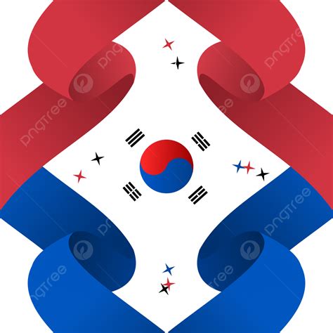 Korea Map Clipart Symbols