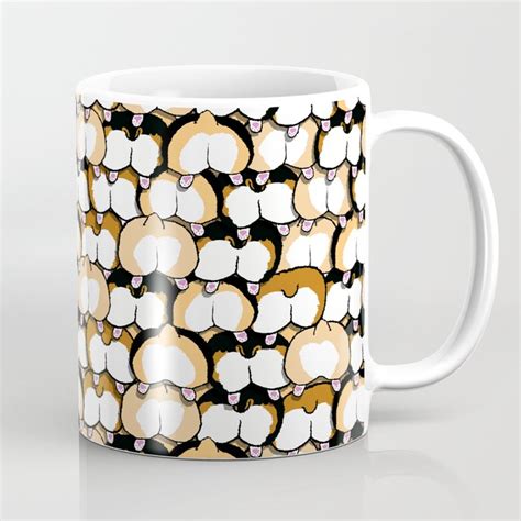 Corgi Butts Coffee Mug By B0rwear Society6