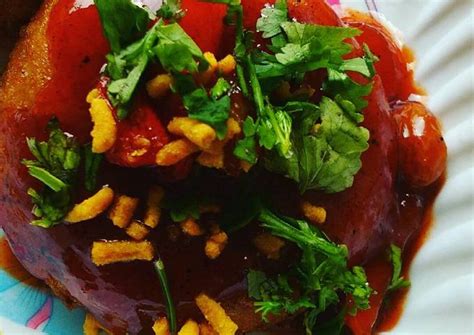 Aalu tikki chaat Recipe by Abhilasha Gupta - Cookpad