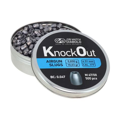 JSB Knock Out 4 5mm Slugs Carabinas Y Visores Tienda Gamo