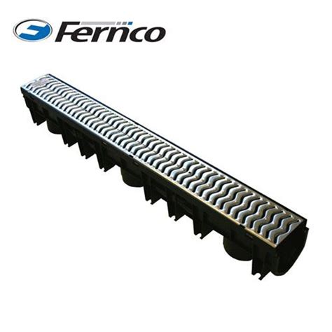 Drainage Channel Fernco Stormdrain Garage Pack Galvanised Grating