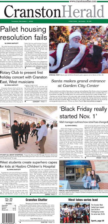 December E Edition Cranston Herald