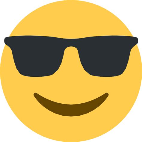 Smiling Face With Sunglasses Vector Svg Icon Svg Repo