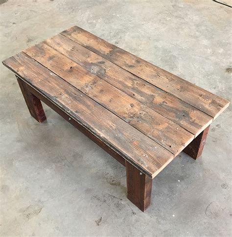 Reclaimed Timber Coffee Table Encore Reclamation