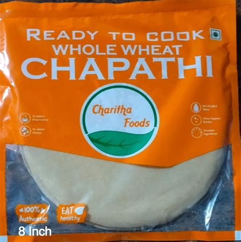 Kkr Inch Ready To Cook Whole Wheat Chapati Packaging Type Packet At