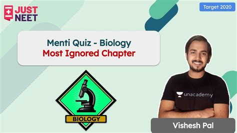 Menti Quiz Most Ignored Chapter Biology Just Neet Vishesh Pal