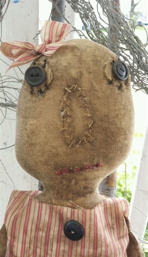 Primitive Doll 21 The Tattered Barn Primitives Primitive Dolls Dolls Handmade Spirit Dolls