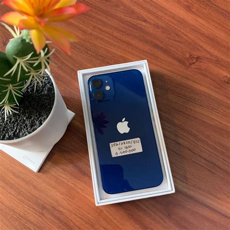 IPHONE 12 MINI 256GB BIRU EX IBOX FULL SET BERGARANSI ALL FUNGSIONAL