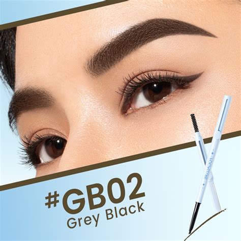 Focallure Pro Shaping Triangular Eyebrow Pencil Multi Use Built In