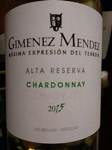 Gimenez Mendez Alta Reserva Chardonnay Vivino US