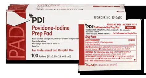 Pdi Povidone Iodine Prep Pad Personal Protective Equipment Buy