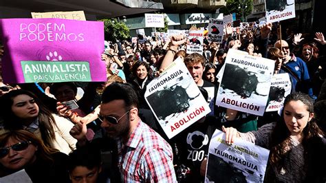 Manifestación antitaurina en España por AFP Flickr