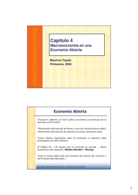 PDF Capitulo 4 Macroeconomia En Una Economia Abierta DOKUMEN TIPS