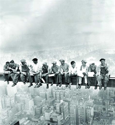 The History Of The ‘lunch Atop A Skyscraper Photo At Rockefeller Center