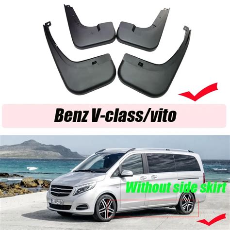 Maiqiken Car Mud Flaps Splash Guards For B Enz Vito V Class W447 2015