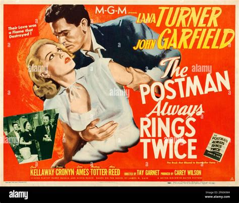 THE POSTMAN ALWAYS RINGS TWICE 1946 Film With Lana Turner And John