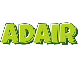 Adair Logo | Name Logo Generator - Smoothie, Summer, Birthday, Kiddo, Colors Style