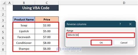 How To Reverse Column Order In Excel 4 Useful Methods