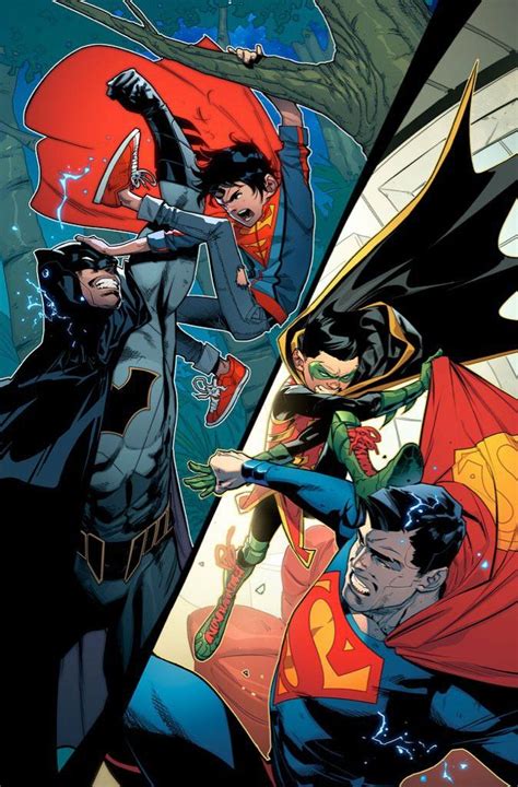 Superman Batman And Their Sons Super Sons Robin Damian Wayne