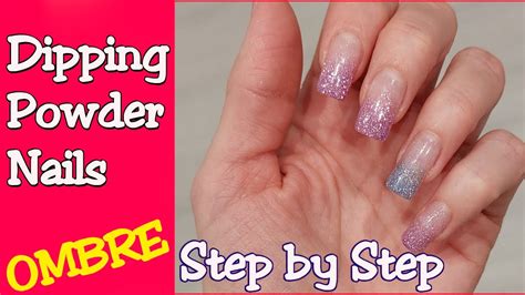 DIPPING POWDER NAILS Ombre mit Doonails SCHRITT FÜR SCHRITT