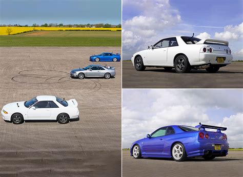 Nissan Skyline Gt R R32 Takes On R33 R34 And Nismo Gt R In A Drag Racing Showdown Techeblog