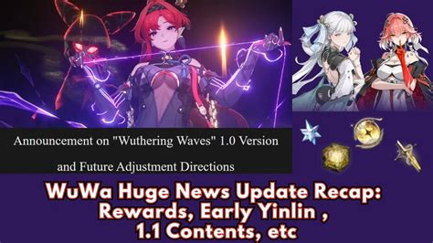 WuWa Huge News Update Recap More Rewards Yinlin Come Early 1 1