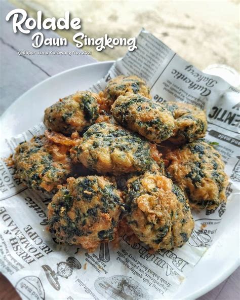 Resep Rolade Daun Singkong Dari Dapur Izma Receta Pera