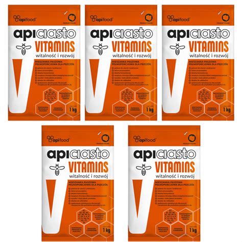 Apiciasto Vitamins X Kg Ciasto Pokarm Dla Pszcz Apifood Orion Kg