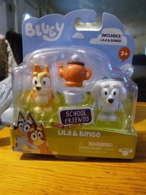 Bluey School Friends Lila And Bingo 2 Pack Tea Party 25 Inch Figures