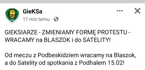 Szymon Jadczak on Twitter Skończył się bojkot kibiców GKS Katowice