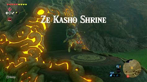 Zelda BOTW 24 120 Ze Kasho Shrine Eldin Tower Region YouTube